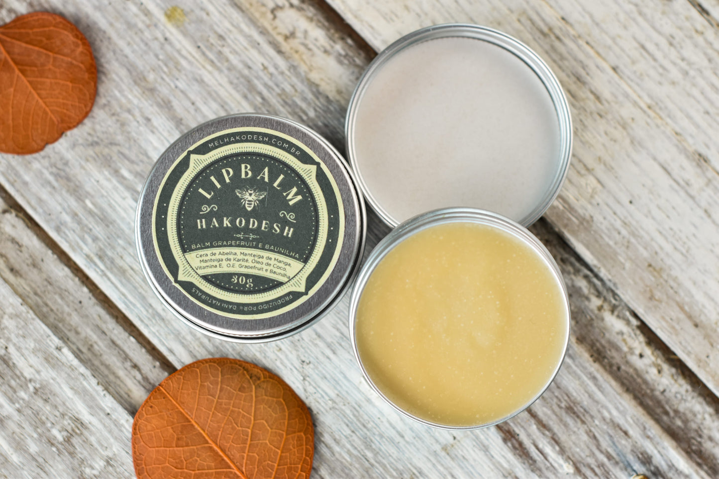 LIP BALM GRAPEFRUIT E BAUNILHA