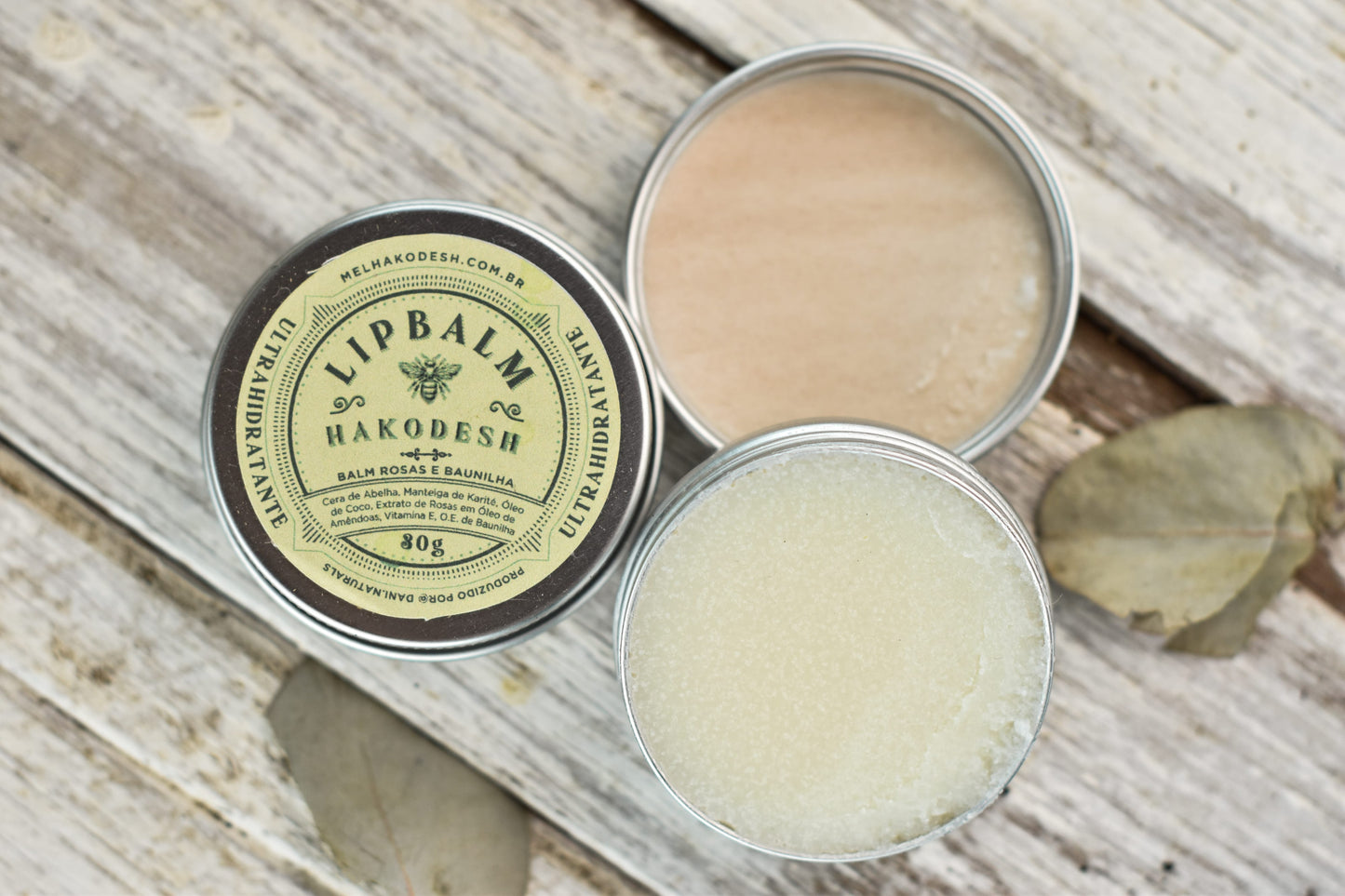 LIP BALM ULTRAHIDRATANTE ROSAS E BAUNILHA