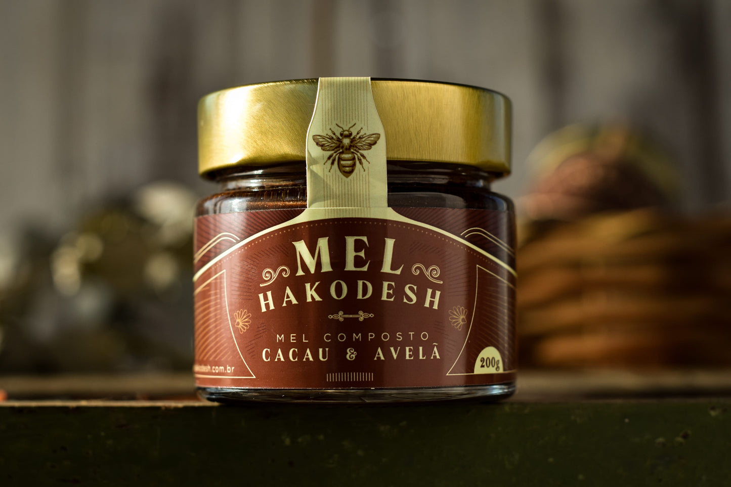 MEL COMPOSTO CACAU E AVELÃ - 200G