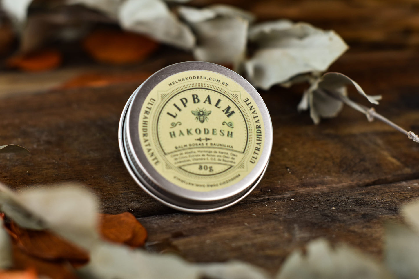 LIP BALM ULTRAHIDRATANTE ROSAS E BAUNILHA
