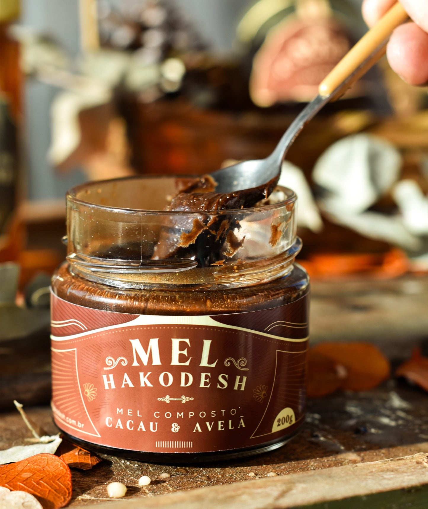 MEL COMPOSTO CACAU E AVELÃ - 200G